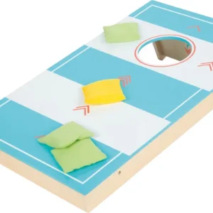 Kracherpreis SMALL FOOT 12481 Cornhole und Sling Puck Spiel Outdoor- und Bewegungsspielzeug