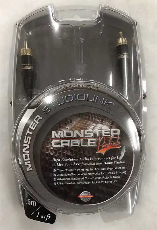 Sofort Bestellen MONSTER SL-R-.5 StudioLink Linekabel Chinch-Chinch 0,5m (MO600315)