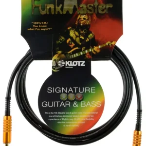 Letzte Chance KLOTZ TM-R0300 T.M. Stevens FunkMaster Instrumentenkabel Kl-WKl 3m