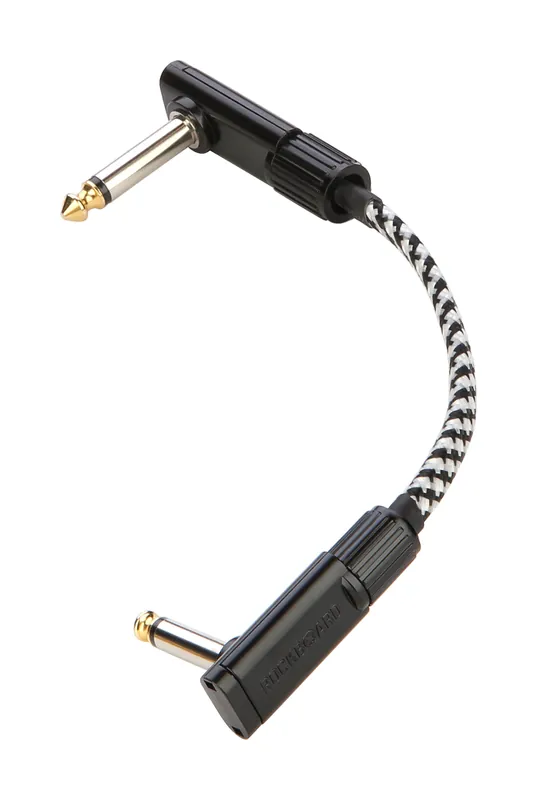 Sonderaktion ROCKBOARD RBO CAB PC F 10 SPT Salt&Pepper Flat Patch Cable WKlm-WKlm 10cm