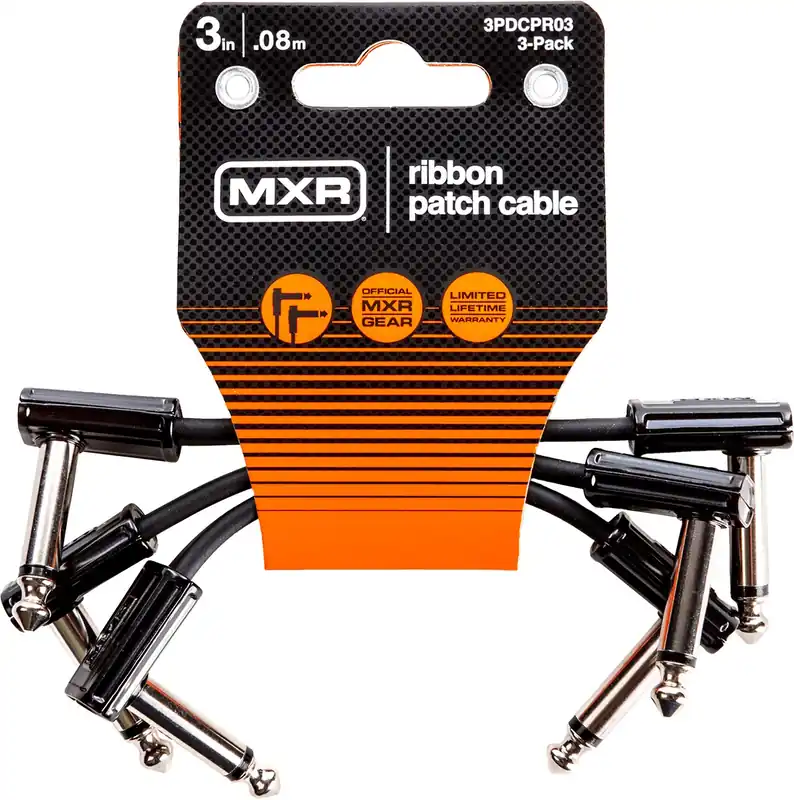 MXR 3PDCPR3 Ribbon Patch Cable Patchkabel WKl-WKl 8cm (3Stk.) Begrenztes Angebot