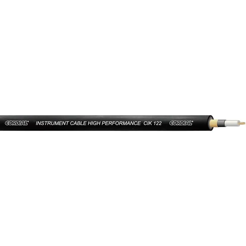 Must-Have CORDIAL CIK 122 Black High Performance Instrumentenkabel Meterware, schwarz