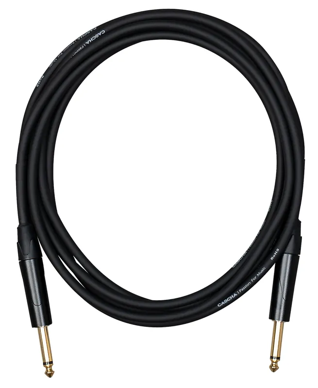 CASCHA CCA-G1BK6 Advanced Line Instrumentenkabel Black Kl-Kl 6m Jetzt Bestellen