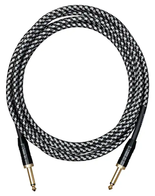 CASCHA CCP-G2SBK3 Professional Line Instrumentenkabel Kl-Kl Tweed Black, 3m Jetzt Kaufen