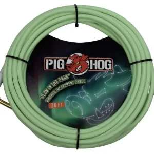 PIG HOG PCH20GLOR Glow in the Dark Instrumentenkabel WKl-Kl 6m/20ft Preiswert
