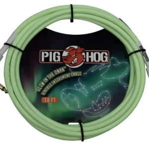 PIG HOG PCH10GLOR Glow in the Dark Instrumentenkabel WKl-Kl 3m/10ft Preis Gesenkt
