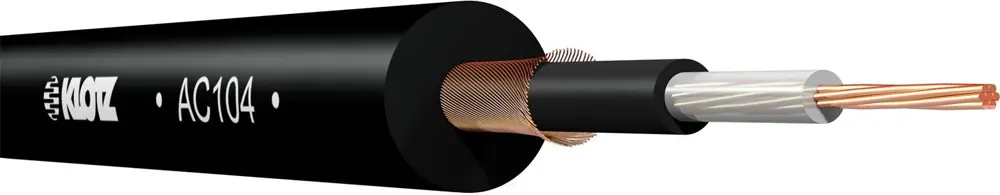 KLOTZ AC104 SW Pro Audio Instrumentenkabel Meterware, schwarz Meistverkauft