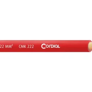 CORDIAL CMK 222 Red High Performance Mikrofonkabel Meterware, rot Direkt Vom Hersteller
