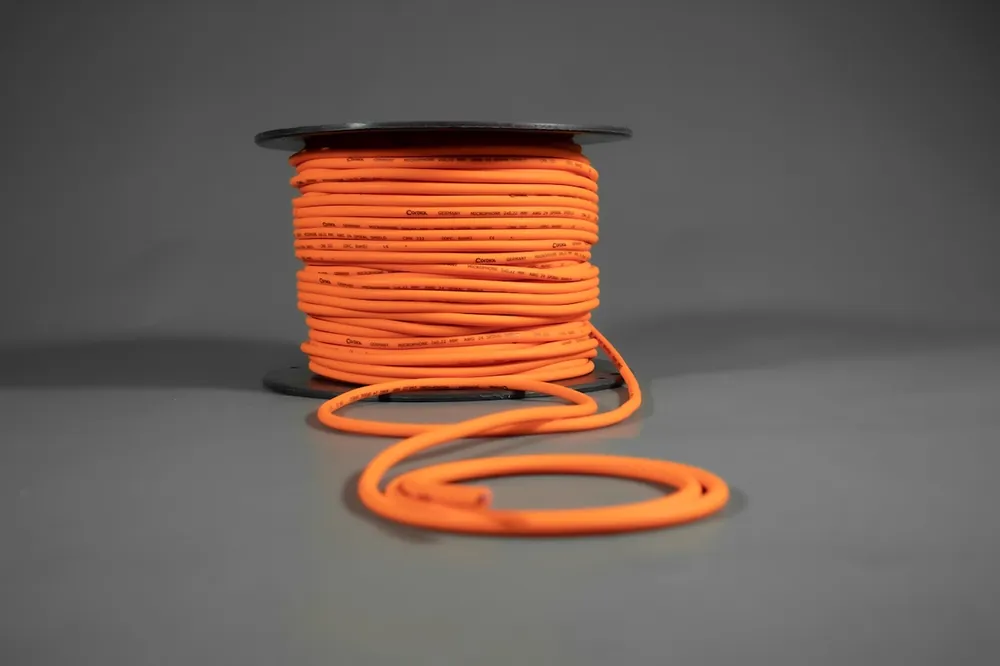 CORDIAL CMK 222 Orange High Performance Mikrofonkabel, orange, 100m Rolle Günstig