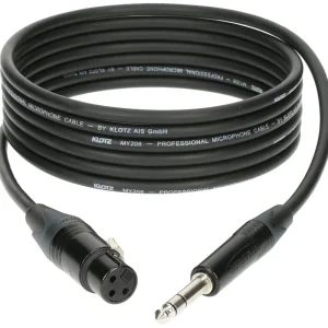 Billig KLOTZ M1FS1B-0500 Linekabel, XLRf - 6,3mm StKlm, 5m