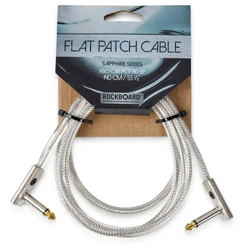 Nur Für Kurze Zeit ROCKBOARD RBO CAB PC F 140 SP Saphhire Patchkabel WKl-WKl, transparent, 140cm