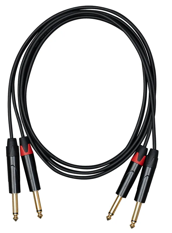 Preiswert CASCHA CCA-A1JJ5 Advanced Line Linekabel Dual 6,35mm Klm-Klm, 5m