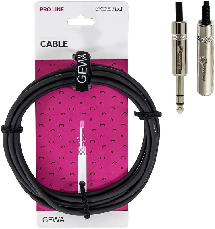 GEWA 190.712 Pro Line Kopfhörerverlängerung 3,5mm Klm - 3,5mm Klf 3m Neue Kollektion