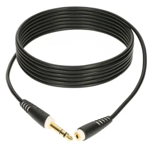 KLOTZ AS-EX60300 Kopfhörerverlängerung 6,3mm, StKlm-MiniStKlf, 3m Super-Preis