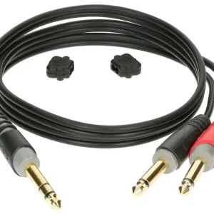 Angebot KLOTZ AY1-0300 Y-Kabel 6,3mm, Insertkabel, 2x Klm-1x StKlm, 3m