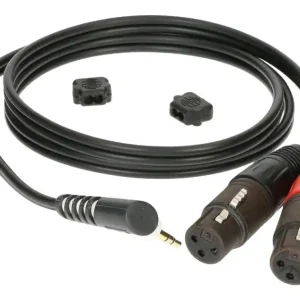 KLOTZ AY8A0200 Y-Kabel, 1x 3,5mm StWKlm-2x XLRf, 2m Sofort Bestellen