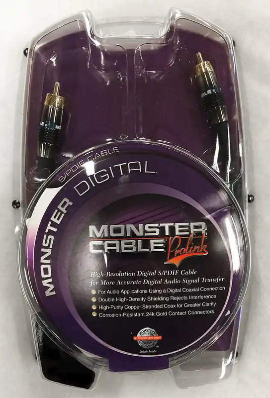 Expressversand MONSTER IDL-400 Digital Coaxial Digitalkabel Chinch-Chich 4m (MO600392)