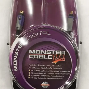 Neu Im Sortiment MONSTER Digital Firelink 447 Digitalkabel Mini-Firewire 2,1m (MO600393)