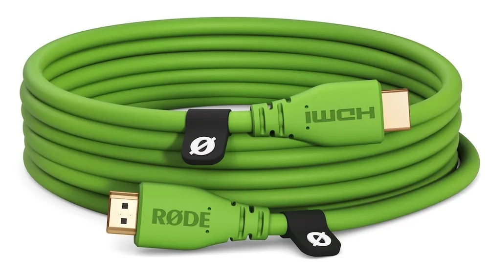 Markenware RODE HDMICABLE3M-G High Speed HDMI A-A Kabel mit Ethernet, green