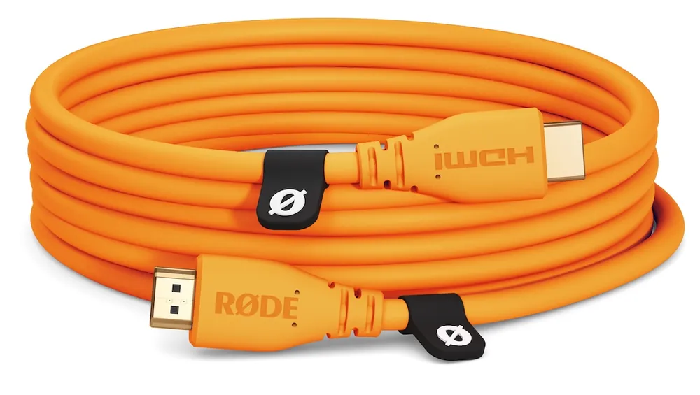 RODE HDMICABLE3M-O High Speed HDMI A-A Kabel mit Ethernet, orange Garantierte Lieferung