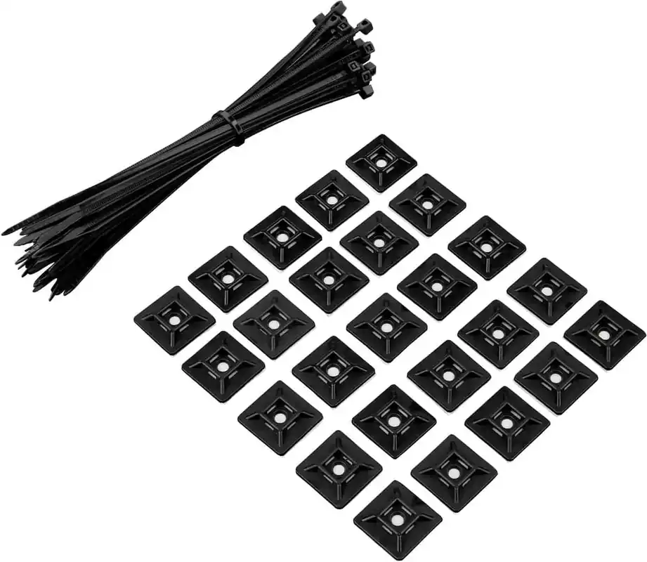 ROCKBOARD CO SET 1 Set 50 CableTies & 25 CableTies Silikon-Kabelbinder 15-20cm (20Stück) Neu Im Sortiment