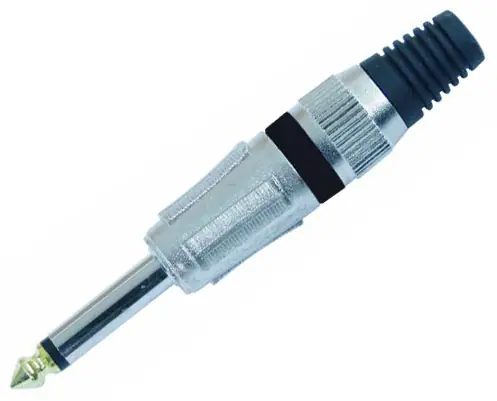 OMNITRONIC Klinkenstecker Mono 6,3mm Kabelstecker zum Verlöten mit einem Kabel /AL Billig