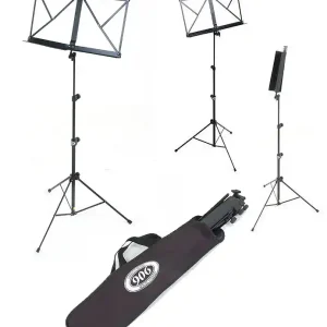 Preisknaller S2R NP-7 (MUSQ4/MUSA3) Notenpult inkl. Tasche, schwarz
