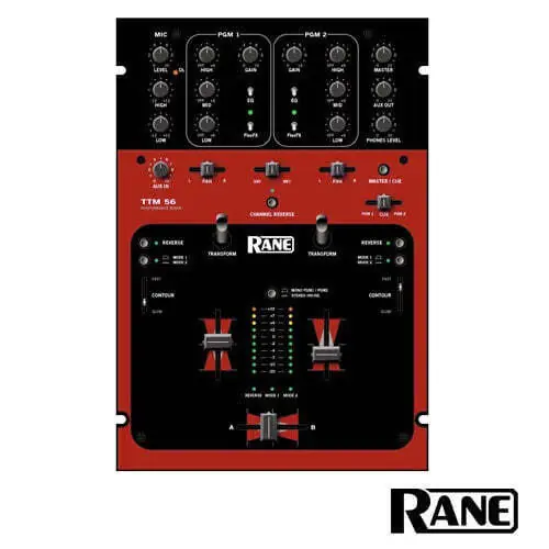 Rane TTM56 Faceplate rot Mega-Angebot