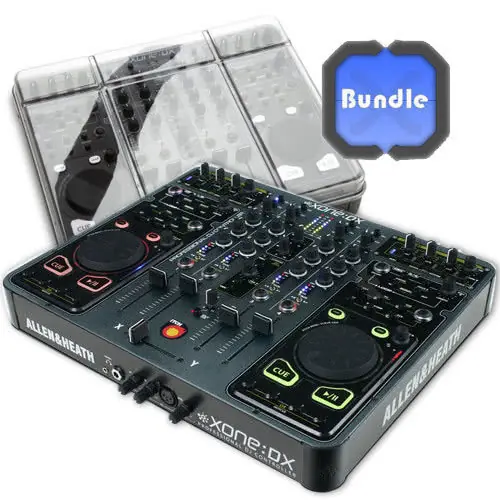 Neu Im Sortiment Allen & Heath Xone DX + Decksaver Xone-DX Cover Bundle