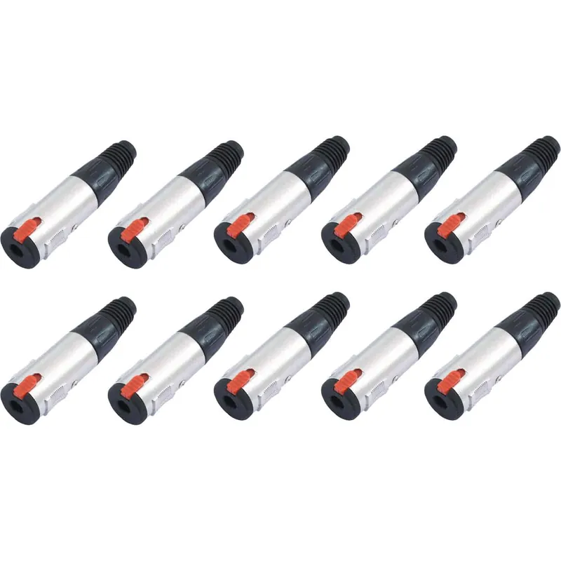 Geprüft Omnitronic Klinkenkupplung stereo 6,3mm - 10er Pack