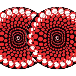 2x Zomo Slipmats - Balls - rot Sonderangebot