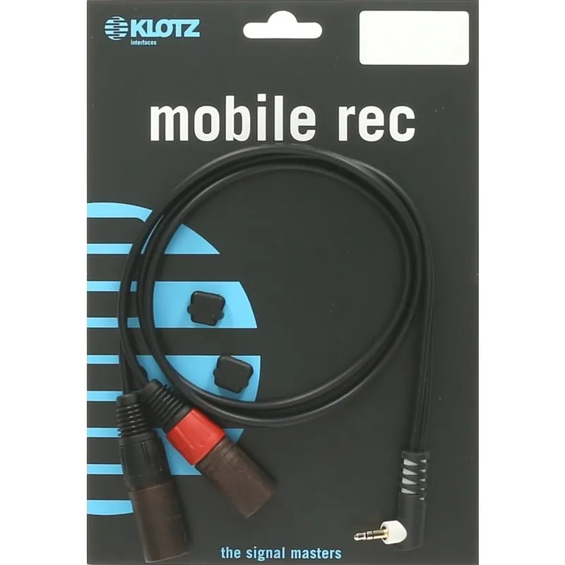 Abverkauf Klotz AY9A0300 - 2x XLR (m) - Winkel-Miniklinke - 3m