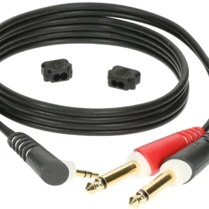 Direkt Vom Hersteller Klotz AY5A0300 - 2x 6,3 Klinke - 3,5mm Winkelklinke - 3m