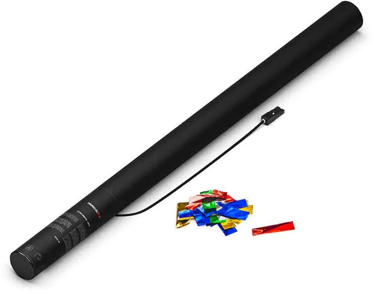 Solange Der Vorrat Reicht MagicFX Electric Konfetti Kanone - 80cm - Multicolour Metallic
