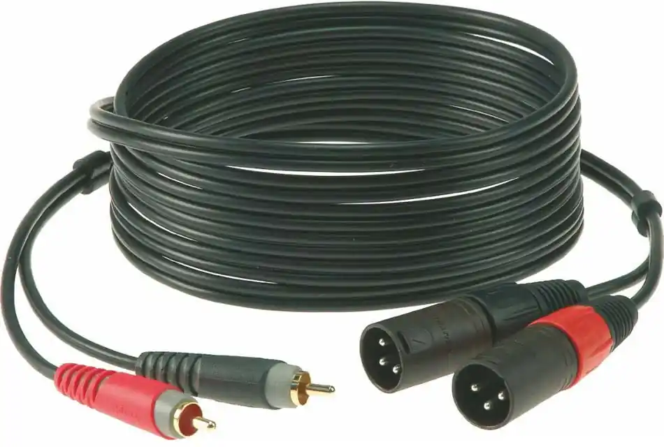 Expressversand Klotz AT-CM0100 - Cinch - 2x XLR male - 1m