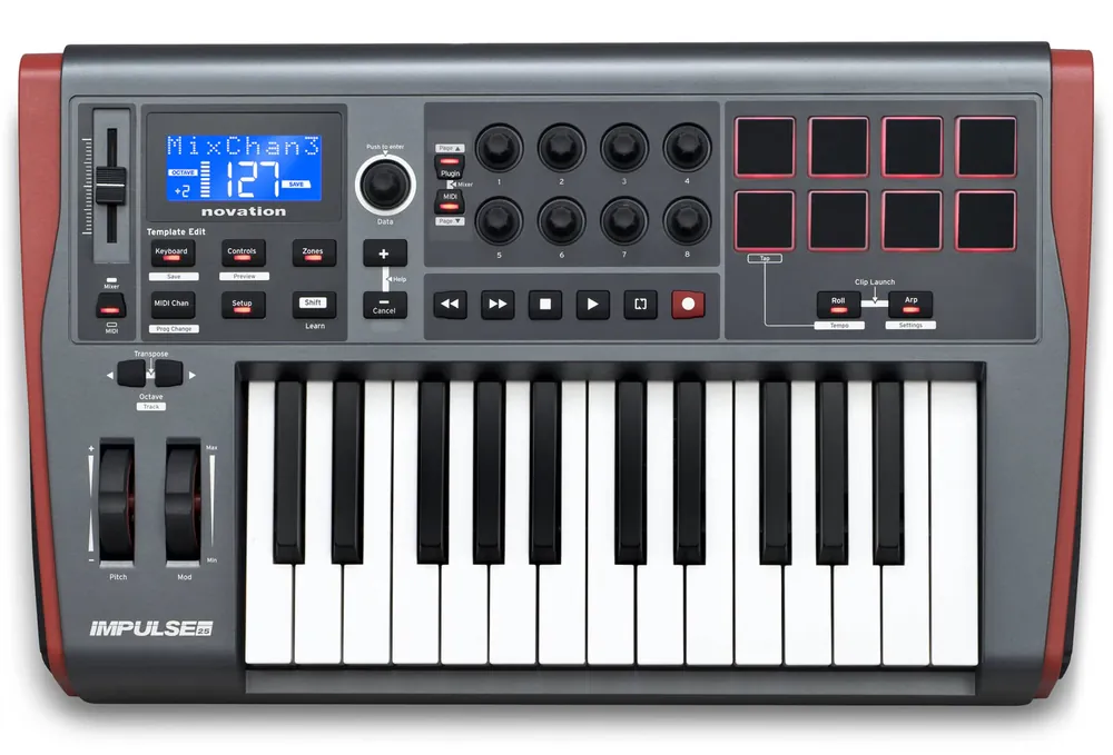 Novation Impulse 25 Kostenloser Rückversand