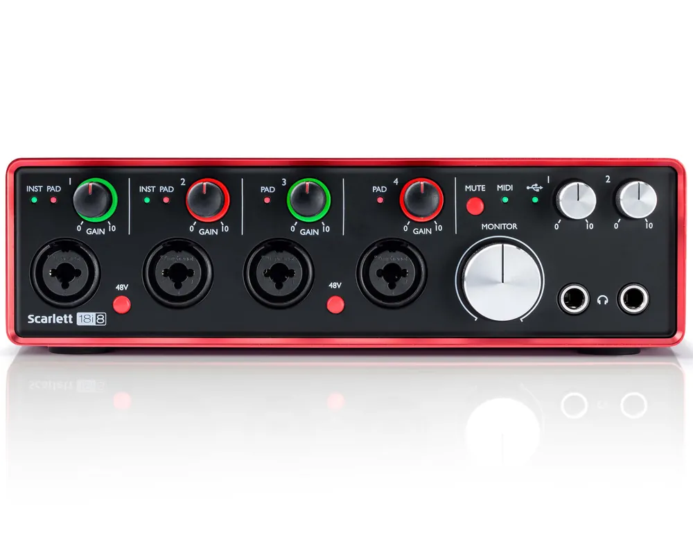 Focusrite Scarlett 18i8 (2nd Gen) Aktuell