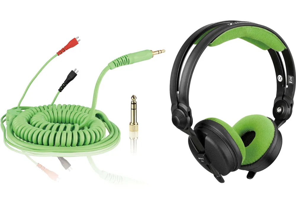 Geprüft Bundle: HD 25 Kabel DeLuxe 3,5 m + Polsterset Velour - mint