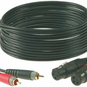 Klotz AT-CF0100 Cinch - 2x XLR (f) - 1m Geprüft