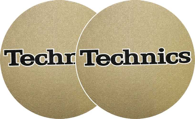 Knallerangebot 2x Slipmats - Technics - Gold