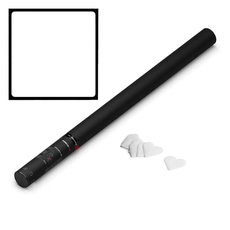 Mega-Angebot MAGIC FX Konfettikanone Handheld PRO, 80cm, Weiß Herzen