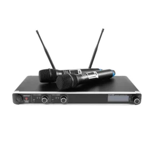 OMNITRONIC UHF-302 2-Kanal-Funkmikrofonsystem, 823-832/863-865MHz Bestseller