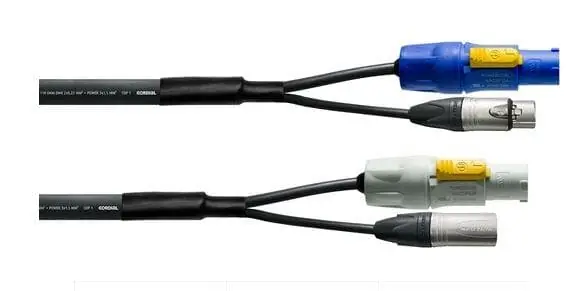 Cordial 1,5 m CDP 1, NEUTRIK XLR male 3-polig - Powercon XLR-Verlängerung Kostenloser Versand