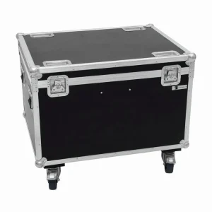 ROADINGER Flightcase 4x LED THA-100F/THA-120PC mit Rollen Neuheit