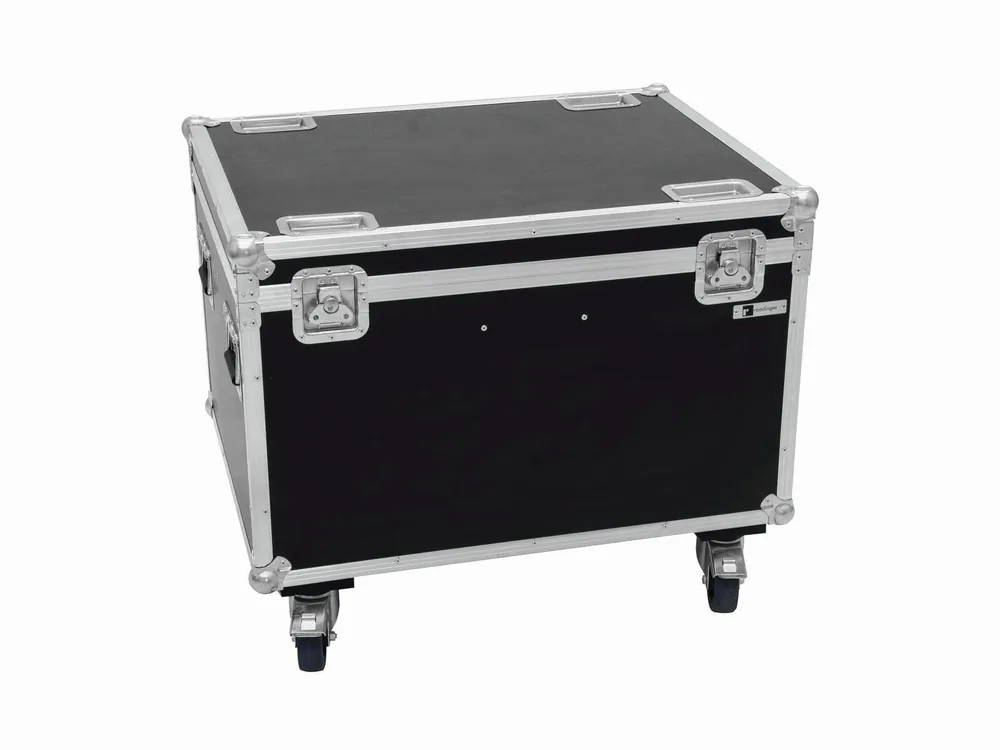 ROADINGER Flightcase 4x LED THA-100F/THA-120PC mit Rollen Neuheit