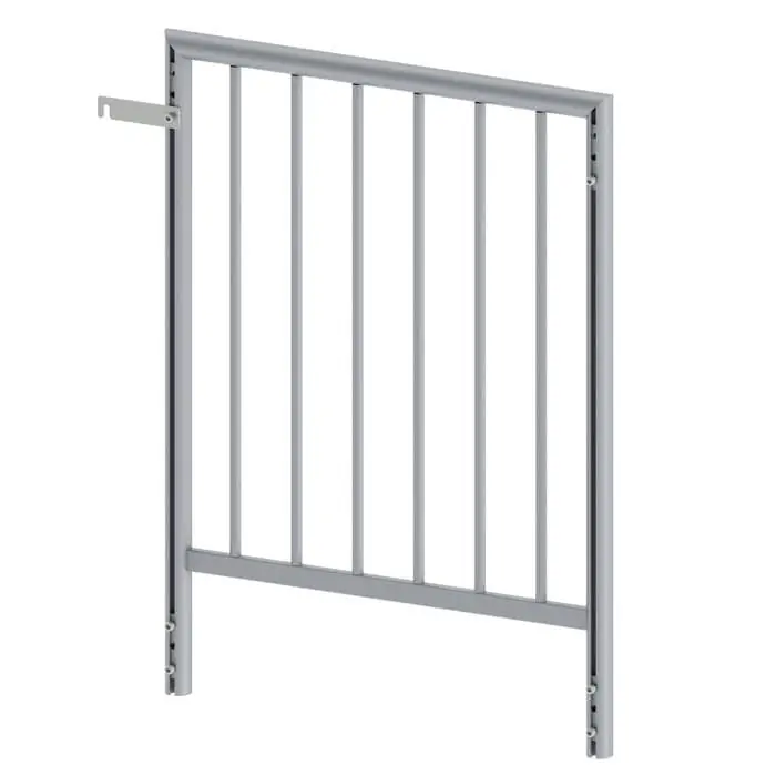 Zertifiziert SHOWGEAR Mammoth-D Geländer XS, Extra-Safe, 1m Aluminium