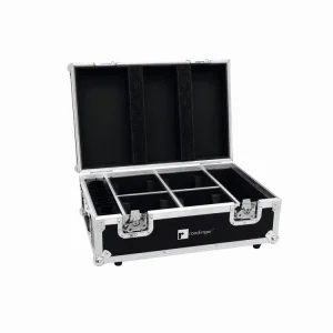 Geprüft ROADINGER Flightcase 4x AKKU TL-3 Trusslight QuickDMX mit Ladefunktion