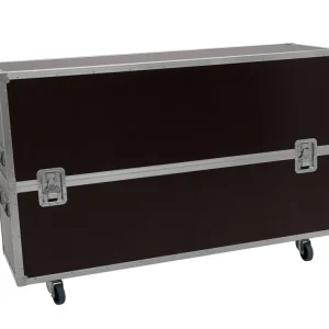 Direktkauf ROADINGER Flightcase 2x LCD ZL65, mit Rollen für 2 LCD-Monitore bis 65 Zoll
