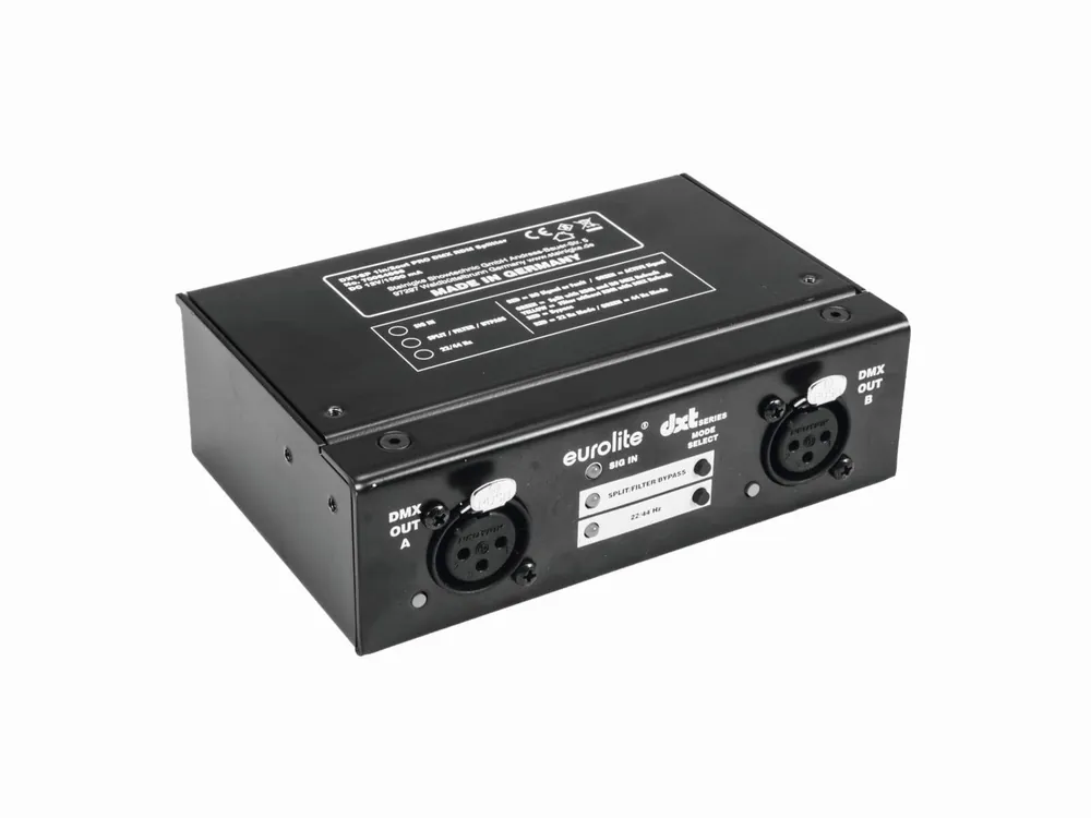 EUROLITE DXT-SP 1in/2out PRO DMX RDM Splitter Preisknaller