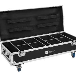 ROADINGER Flightcase 8x AKKU UP-4 QuickDMX mit Lad Neu Im Sortiment
